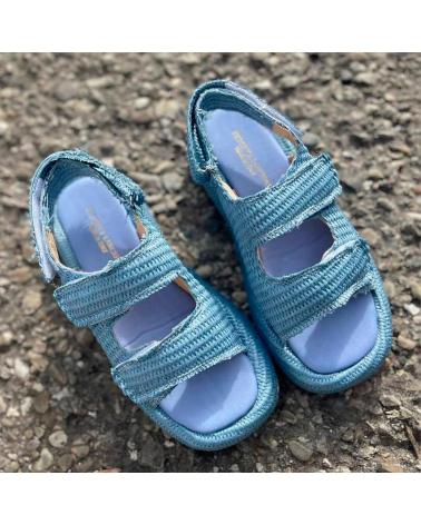 Sandali per Donna  FEDERICA LANCIONI MUJER SANDALIAS RAFIA 907--70 TUFFATA AZUL
