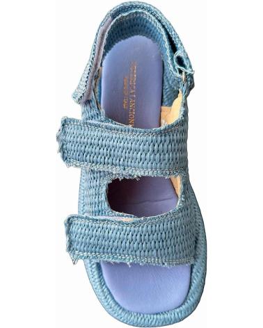 Sandali per Donna  FEDERICA LANCIONI MUJER SANDALIAS RAFIA 907--70 TUFFATA AZUL