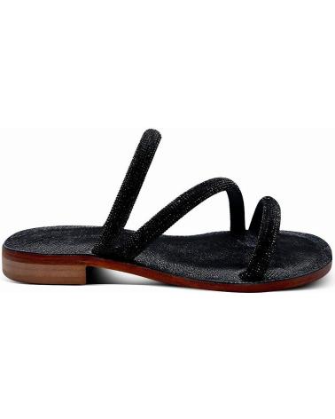 Sandali per Donna  FEDERICA LANCIONI MUJER SANDALIAS SWAROSKY T H20 F CUOIO PT NEGRO