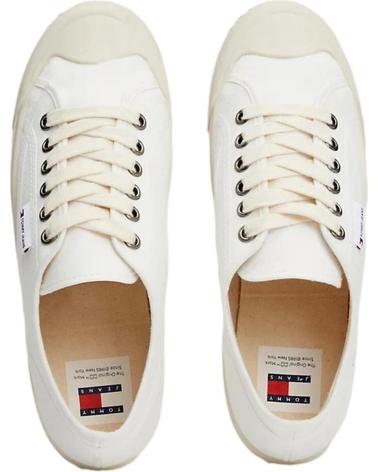 Zapatillas deporte de Hombre TOMMY JEANS ZAPATILLAS DE LONA EM0EM01365 BLANCO