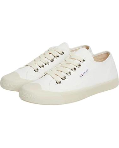 Zapatillas deporte de Hombre TOMMY JEANS ZAPATILLAS DE LONA EM0EM01365 BLANCO