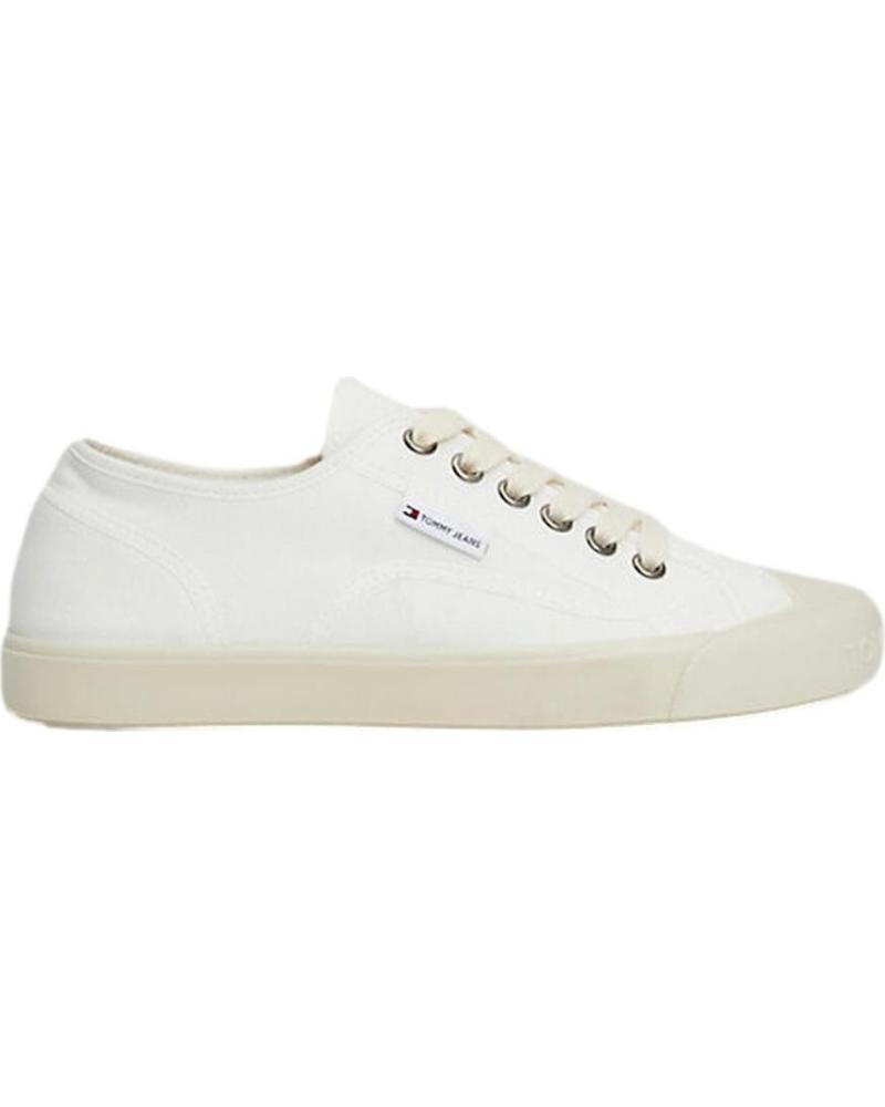 Zapatillas deporte de Hombre TOMMY JEANS ZAPATILLAS DE LONA EM0EM01365 BLANCO