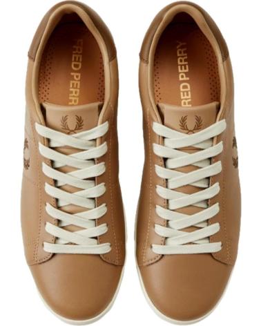 Zapatillas deporte de Hombre FRED PERRY ZAPATILLAS PIEL HOMBRE SPENCER LEATHER FERD PERRY B4334 MARRóN
