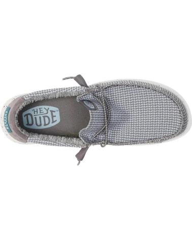 Man Mocasines HEY DUDE ZAPATOS DUDE WALLY SPORT MESH 40403 GREY