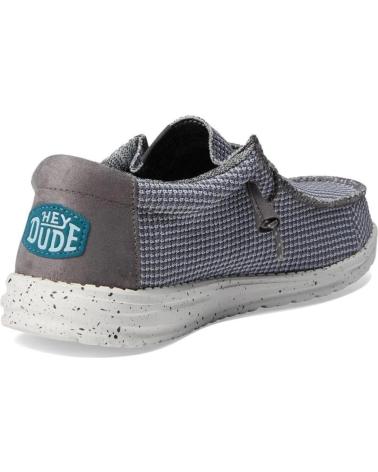 Man Mocasines HEY DUDE ZAPATOS DUDE WALLY SPORT MESH 40403 GREY
