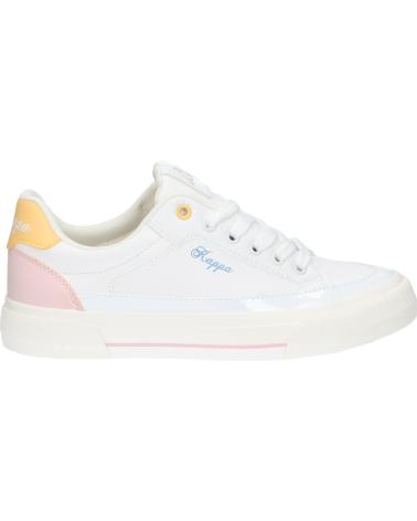 Esportes  de Mulher e Menina KAPPA 381P8FW MIA JUNIOR LACE A09 WHITE-PINK LT-YELLOW VANILLA