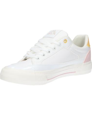 Esportes  de Mulher e Menina KAPPA 381P8FW MIA JUNIOR LACE A09 WHITE-PINK LT-YELLOW VANILLA