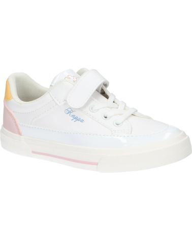 Deportivas de Niña KAPPA 381R2SW MIA KID EV A09 WHITE-PINK LT-YELLOW VANILLA