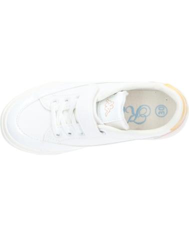 Deportivas de Niña KAPPA 381R2SW MIA KID EV A09 WHITE-PINK LT-YELLOW VANILLA