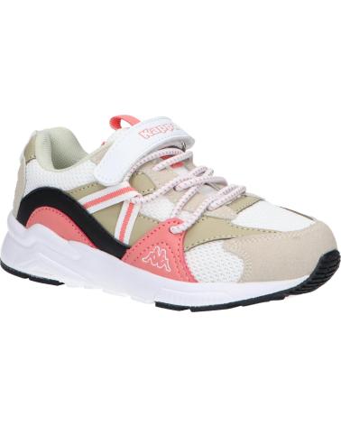 Deportivas de Niña KAPPA 331F7SW LONDON A32 WHITE-PINK