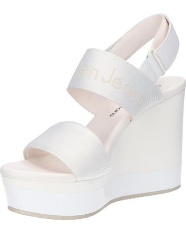 Sandales pour Femme CALVIN KLEIN YW0YW01360 WEDGE SANDAL 01S OFF WHITE