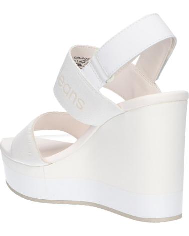 Sandales pour Femme CALVIN KLEIN YW0YW01360 WEDGE SANDAL 01S OFF WHITE