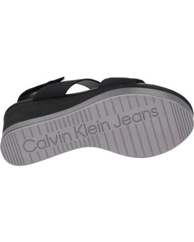 Sandalias de Mujer CALVIN KLEIN YW0YW01360 WEDGE SANDAL 0GO BLACK