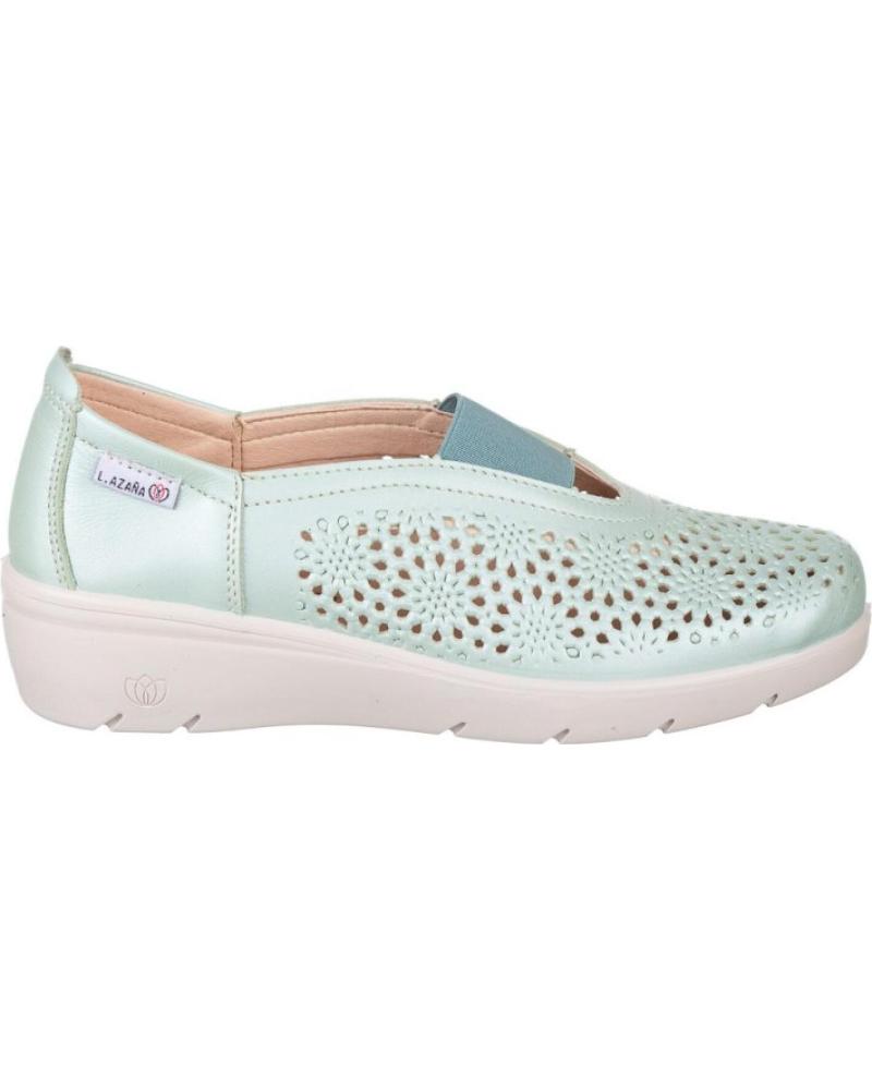 Zapatos de Mujer LAURA AZAÑA ZAPATOS DE SPORT LAURA AZANA 26812 MUJER TURQUESA