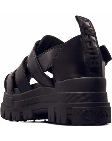 Sandalias de Mujer BUFFALO SANDALIAS PLANAS ASPHAFSH MUJER NEGRO