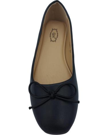 Bailarinas de Mujer CALZADOMANIA MANOLETINA NEGRA LAZO NEGRO