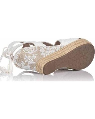 Sandalias de Mujer mandarina SANDALIA CUNA ALTA PARA MUJER KELLY COLOR BLANCO BLANCO