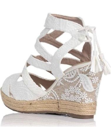 Sandalias de Mujer mandarina SANDALIA CUNA ALTA PARA MUJER KELLY COLOR BLANCO BLANCO