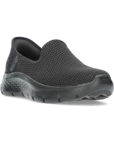 Sapatilhas de Mulher SKECHERS DEPORTIVA SLIP-INS GO WALK FLEX 124963 NEGRO