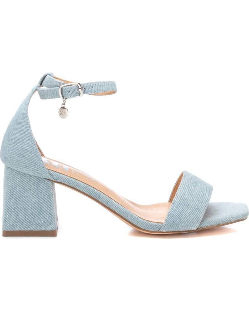 Sandales pour Femme xti SANDALIA DE MUJER CON TACON DE 6 CM CON CIERRE DE HEBIL JEANS