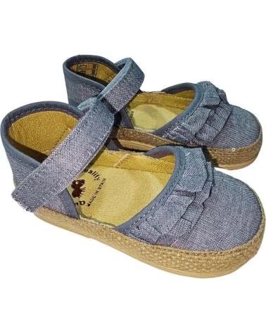 Zapatillas deporte de Niña VUL-LADI BAMBAS Y LONAS JEANS CELESTE