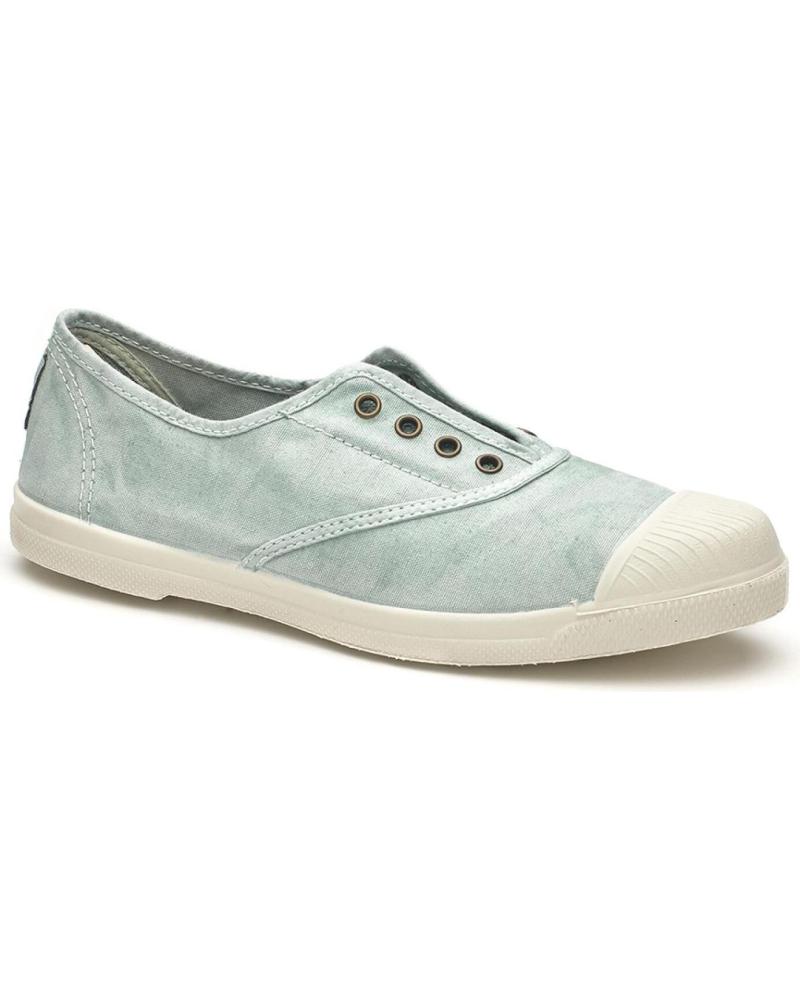 Zapatos de Mujer NATURAL WORLD ZAPATILLAS LONA 102E MUJER TURQUESA TURQUESA