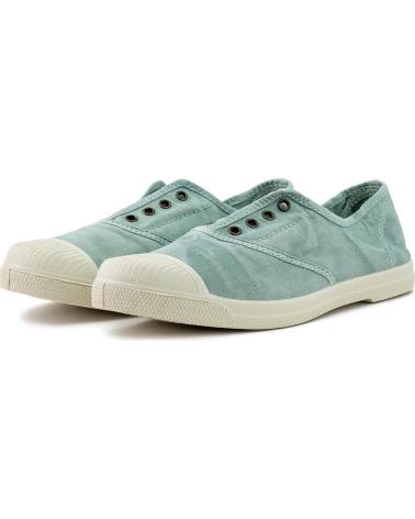 Zapatos de Mujer NATURAL WORLD ZAPATILLAS LONA 102E MUJER TURQUESA TURQUESA