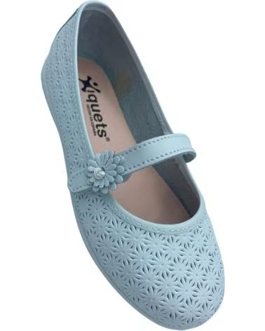 Scarpe per Bambina XIQUETS MERCEDITA PIEL GRABADA BLANCO