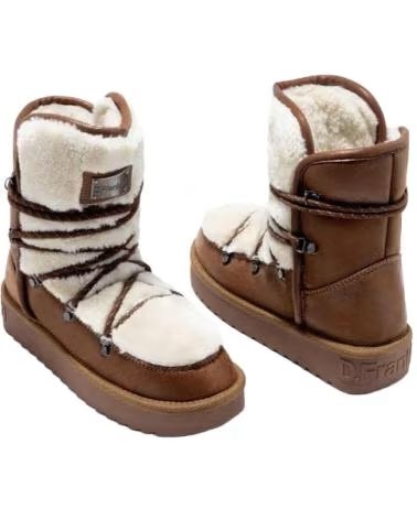 BOTAS DE MUJER D FRANKLIN NIORDIC FUR CAMEL DFSH370005