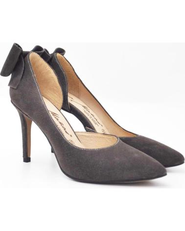 Zapatos-De-Mujer-EVA-MAÑAS-SALON-DE-PIEL-ABIERTO-LATERAL-LAZO-TRASERO-1502-GRIS