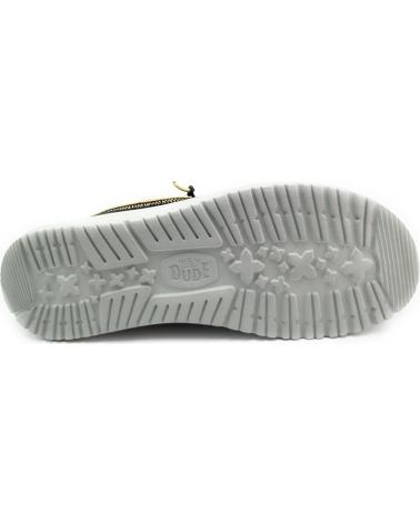 Schuhe für Herren HEY DUDE WALLY LETTERMAN BLAC NEGRO