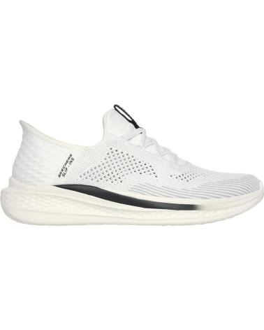 Sportschuhe für Herren SKECHERS SLADE - QUINTO BLANC BLANCO