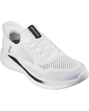 Sportschuhe für Herren SKECHERS SLADE - QUINTO BLANC BLANCO