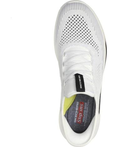 Sportschuhe für Herren SKECHERS SLADE - QUINTO BLANC BLANCO