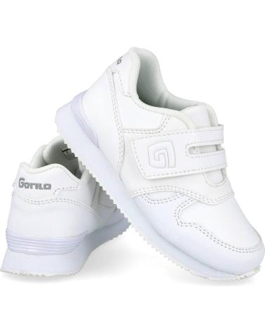 Deportivas de Niña y Niño GORILA 66201 ZAPATILLAS DEPORTIVAS UNISEX BLANCO