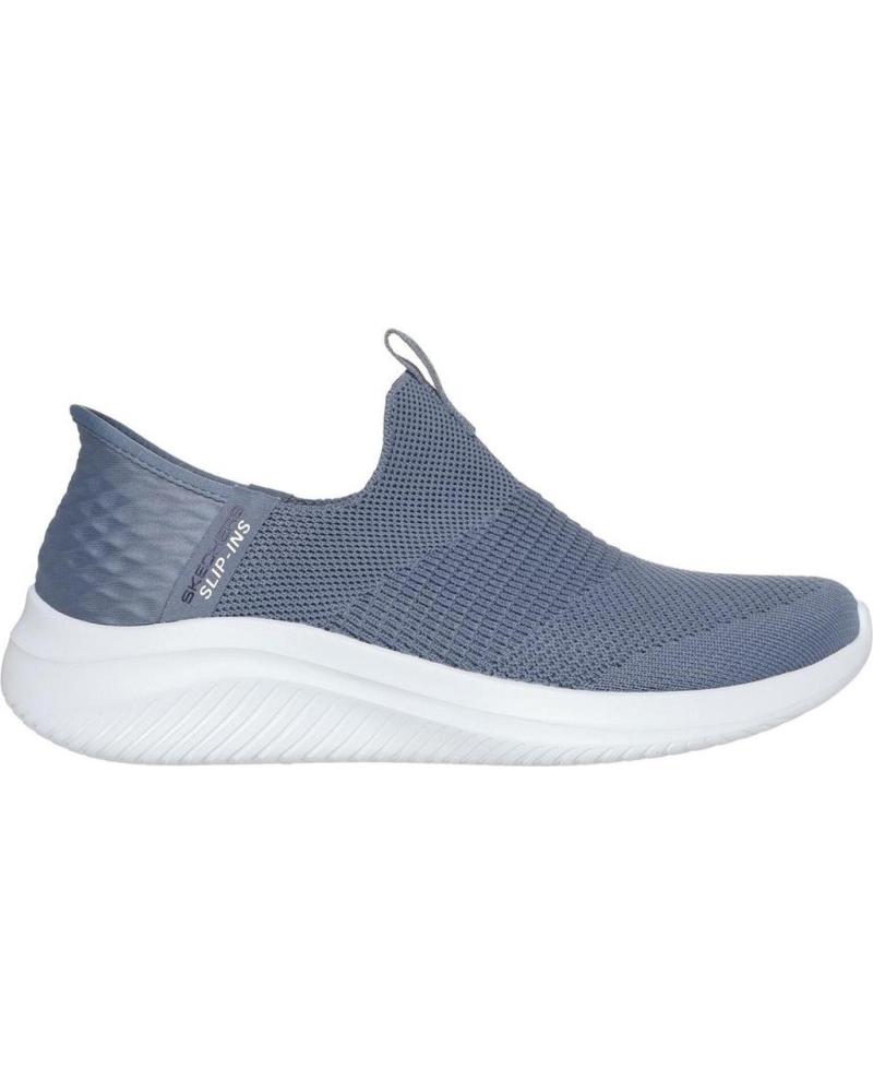Scarpe-Sport-De-Mujer-SKECHERS-SLIP-INS-FLEX-3-SMOO-AZUL