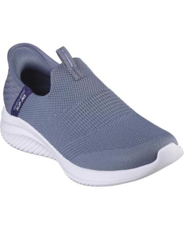 Scarpe-Sport-De-Mujer-SKECHERS-SLIP-INS-FLEX-3-SMOO-AZUL
