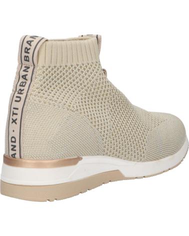Zapatillas deporte de Mujer y Niña XTI 57986 TEXTIL ORO