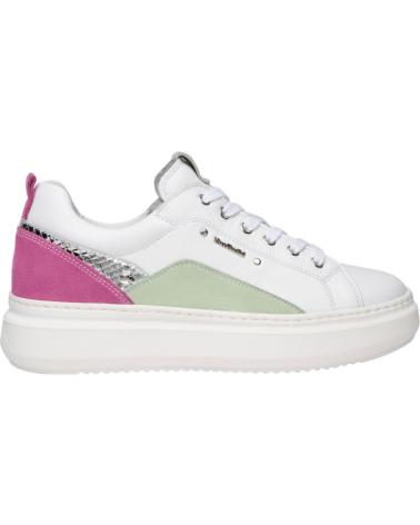 Scarpe sport per Donna NERO GIARDINI CILE BIANCO VELOUR LIME F7127 E409910D BLANCO