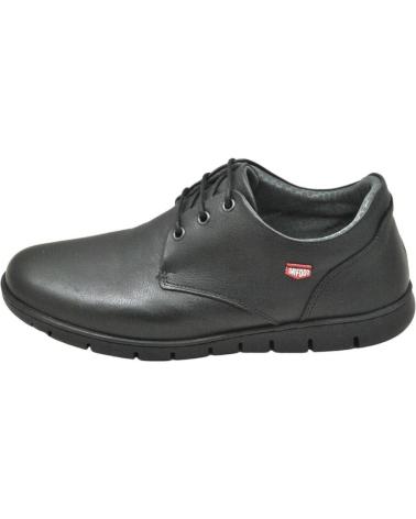 Mocasines de Hombre on foot 8900 BLUCHER PARA PLANTILLAS LABORAL HOMBRE NEGRO NEGRO