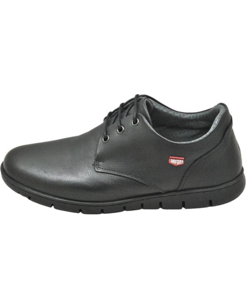 Mocasines de Hombre on foot 8900 BLUCHER PARA PLANTILLAS LABORAL HOMBRE NEGRO NEGRO