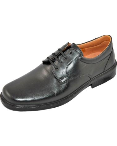 Mocasines de Hombre luisetti 0102 MOCASIN LABORAL DE PIEL PARA PLANTILLAS DE HO NEGRO