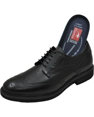 FLUCHOS BELGAS F0628 PELLE NERA NEGRO