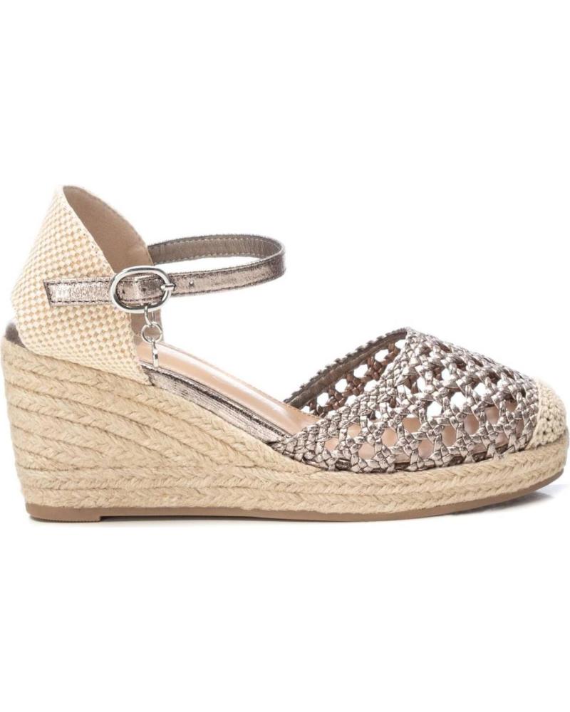 Pantofole per Donna xti VALENCIANA TRENZADA CUNA YUTE 7 CM GRIS