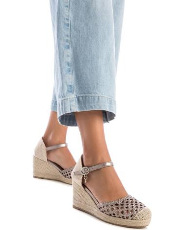 Pantofole per Donna xti VALENCIANA TRENZADA CUNA YUTE 7 CM GRIS