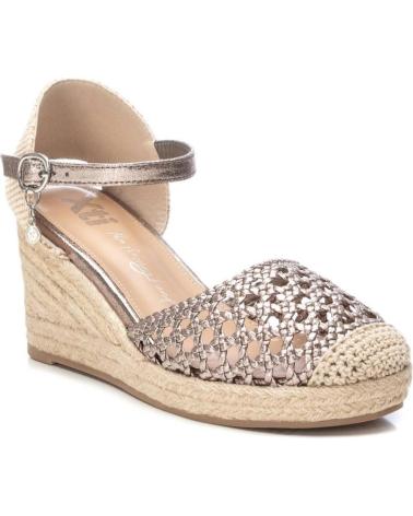 Pantofole per Donna xti VALENCIANA TRENZADA CUNA YUTE 7 CM GRIS
