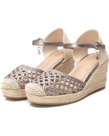 Pantofole per Donna xti VALENCIANA TRENZADA CUNA YUTE 7 CM GRIS