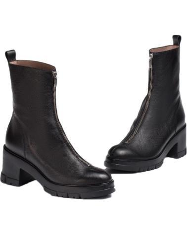 Stivali per Donna 24 HORAS BOTAS PIEL NEGRO WILD NEGRO