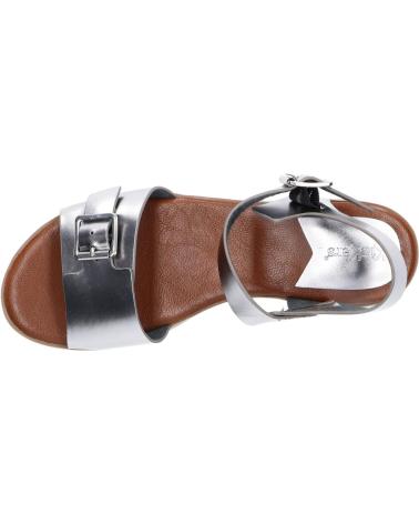 Sandalias de Mujer KICKERS 857921-50 BUCIDI 162 ARGENT FONCé