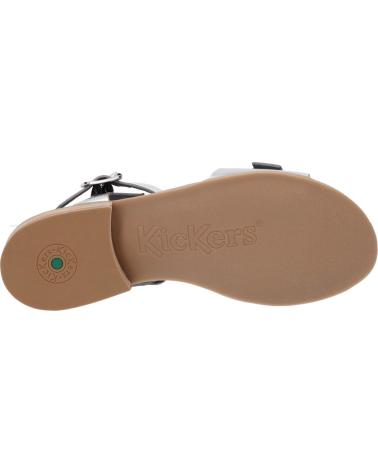 Sandalias de Mujer KICKERS 857921-50 BUCIDI 162 ARGENT FONCé